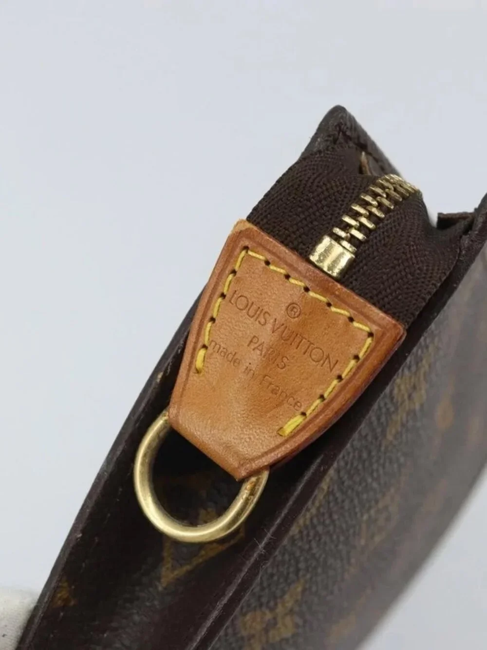 LOUIS VUITTON Monogram Bucket PM Accessory Pouch LV Auth 163683